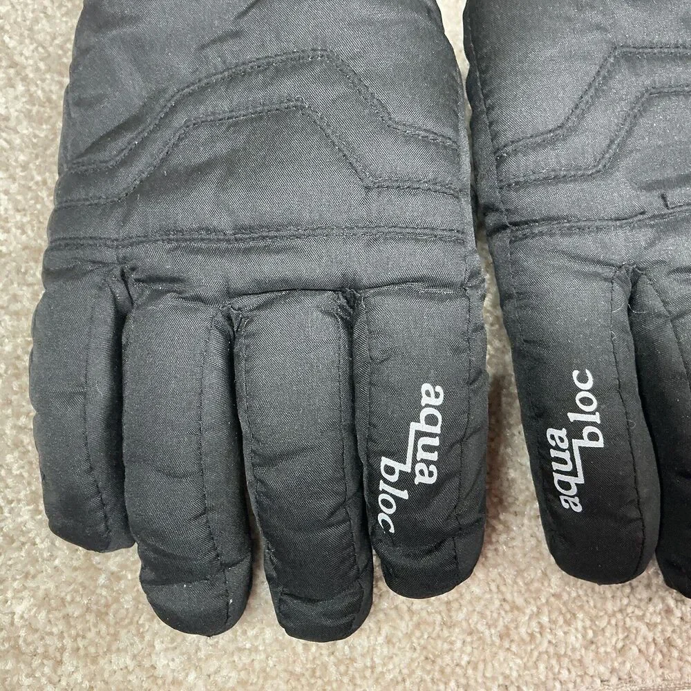 FIERO Woman’s M Black Gloves Aqua Bloc With‎ Small Stains